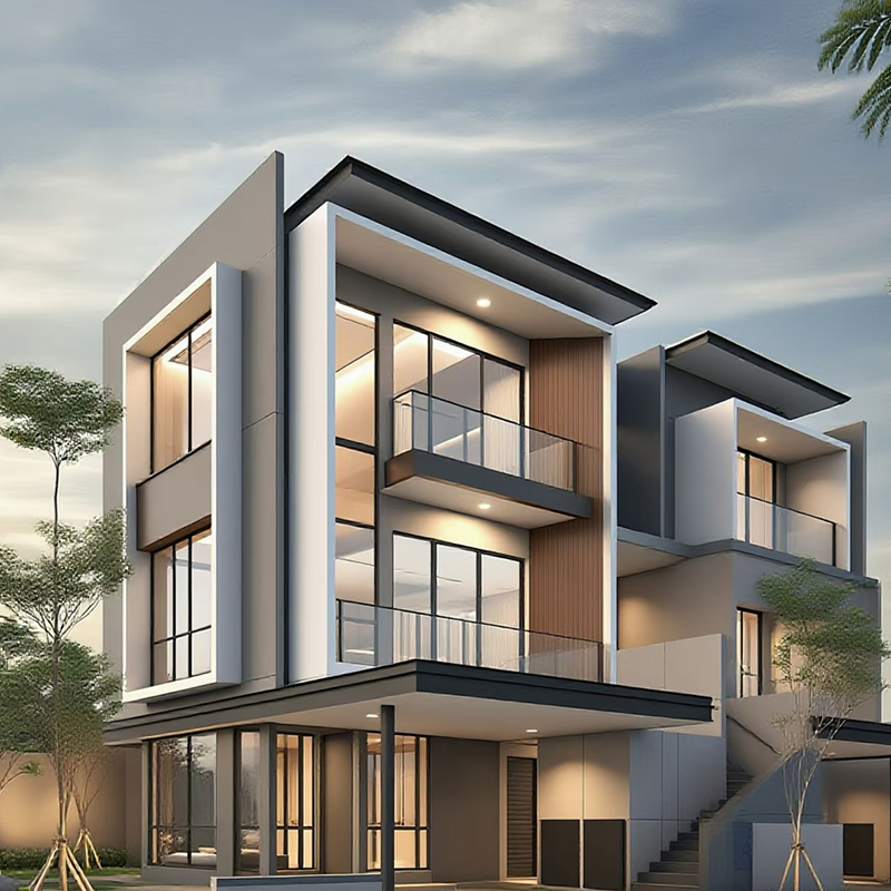 Dumikit na Aluminum Curtain Wall