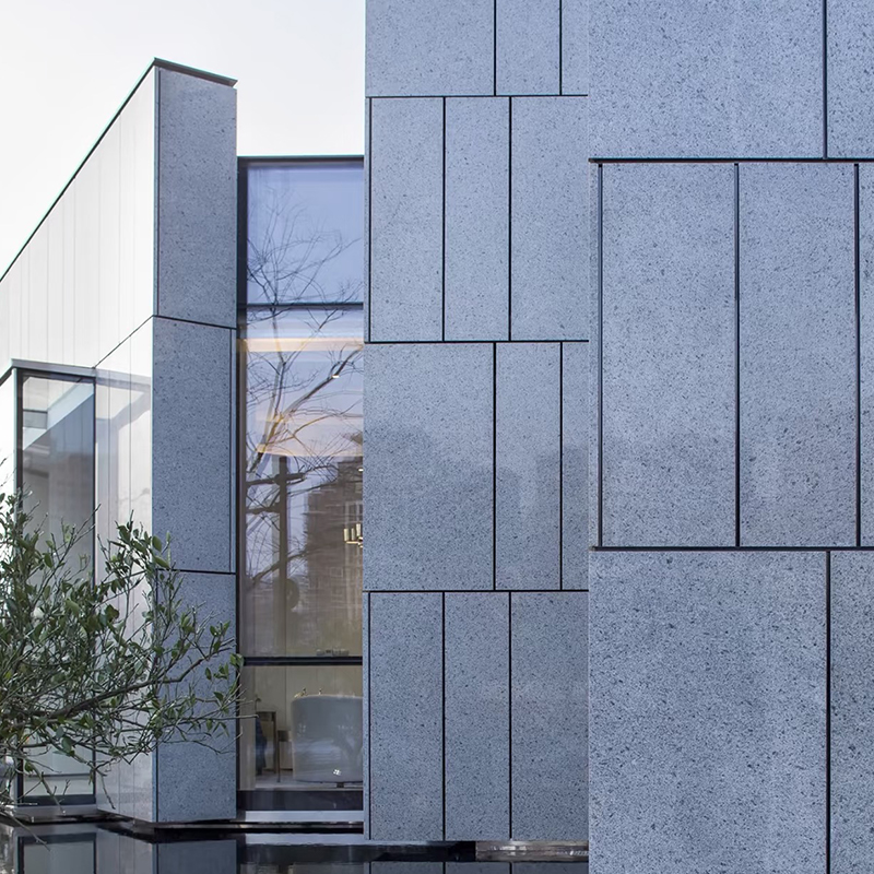 Wind at Seismic Resistant Stone Curtain Wall