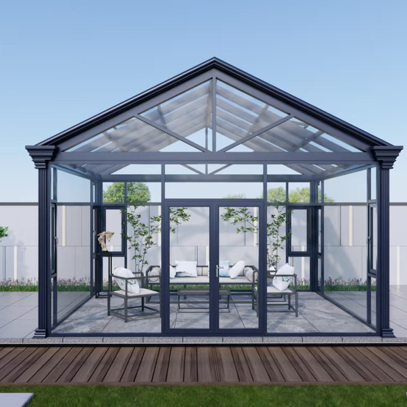 A-Frame Sunroom (Fast Drainage Design)